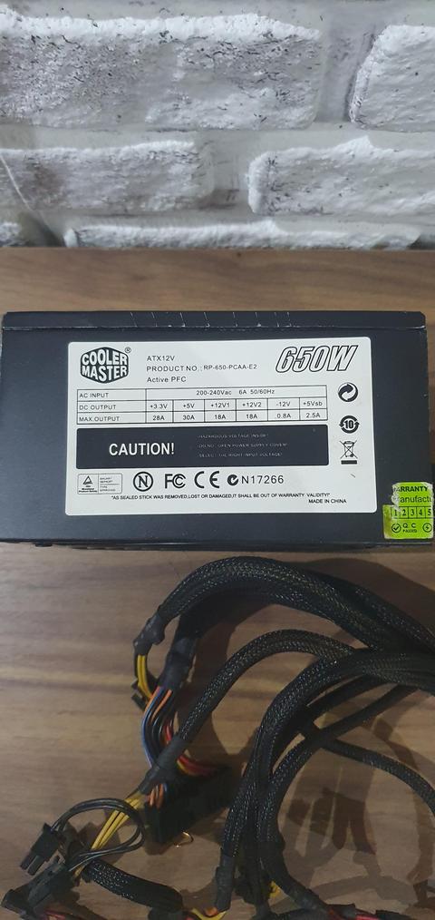 Cooler Master 650W / High Power 600W (Arızalı)