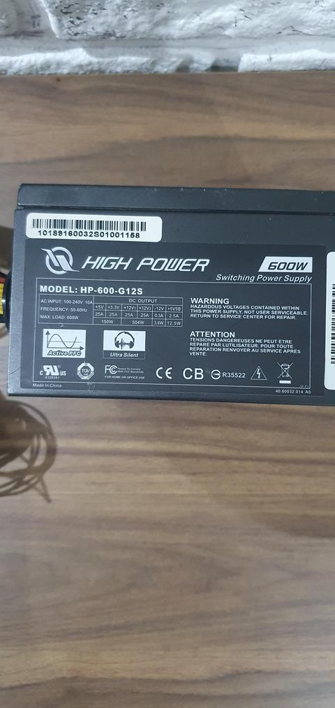 Cooler Master 650W / High Power 600W (Arızalı)