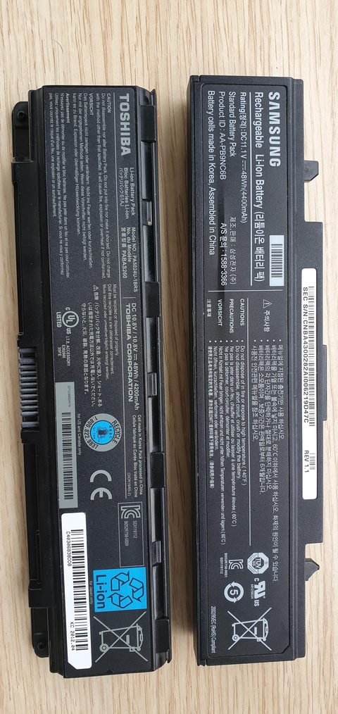 Laptoptan Çıkma Batarya (3 Adet) + İki Adet Panel (30 Pin LP156WF4-SPH1 / 40 Pin B156XTN02.1)