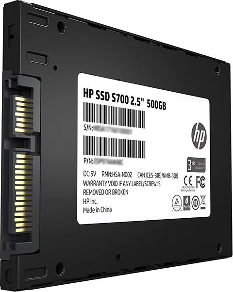 HP S700 500Gb 550/480Mb/S Sata 3 2.5" Ssd 2Dp99Aa