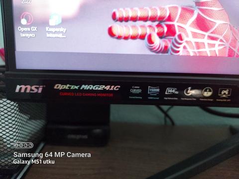 Msı mag 241c 144 hz 1 Ms satıldı