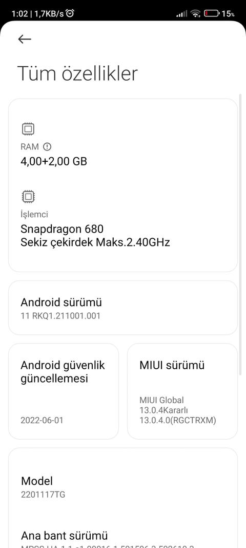 Note 11 128GB (Temiz Garantili Kutulu Faturalı resmi satıcıdan alınmış)