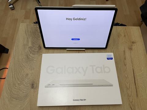 [SATILDI] Samsung Galaxy Tab S9 Plus 256 GB Bej 2 Aylık Faturalı Garantili