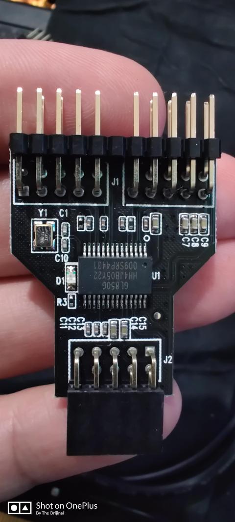PCI EXPRESS 16X RİSER KABLO VE ANAKART USB ÇOKLAYICI