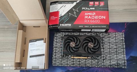 SATILMIŞTIR.. Sapphire Radeon RX 6600 Pulse 8GB GDDR6 128 Bit