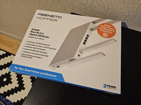 [SATILDI] SATILIK || Keenetic Hopper AX1800 Mesh Wi-Fi 6 Gigabit USB 3.0 Wpa3 Vpn Fiber Router