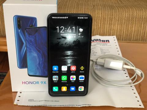 SATILIK ## Honor 9x 128GB, Kutulu, Faturalı ## 1650 TL