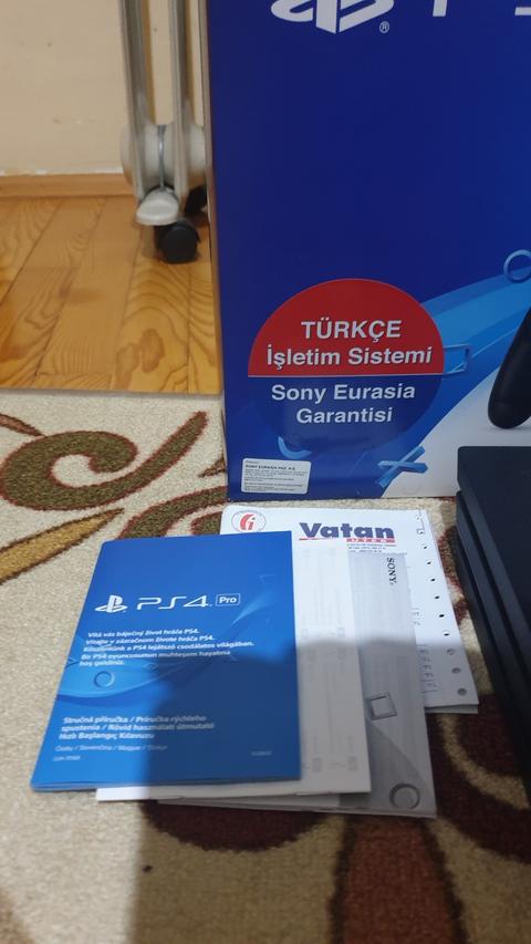 PS4 PRO 7016B eurasia ,full kutulu, tek kol, 2 oyun hediye 2300 TL