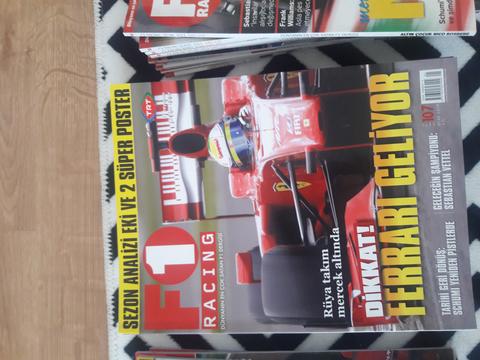 F1 Racing Dergi Serisi/İyi kondisyonda/2000-2012-2018-2019-Poster ve ekleri mevcut