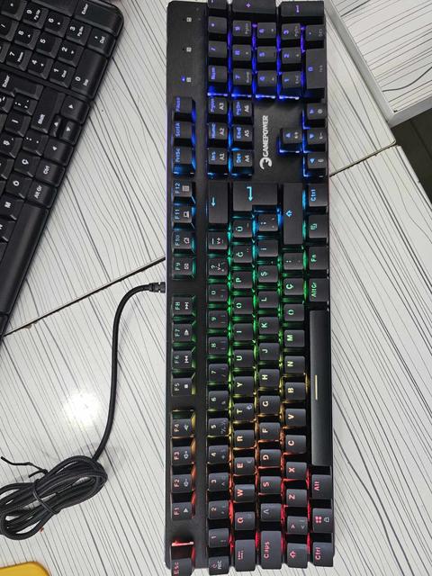 [SATILDI] GamePower Ogre RGB  Mekanik Gaming Klavye + Gamepower JIN Rainbow 7.1 Kablolu Kulaklık