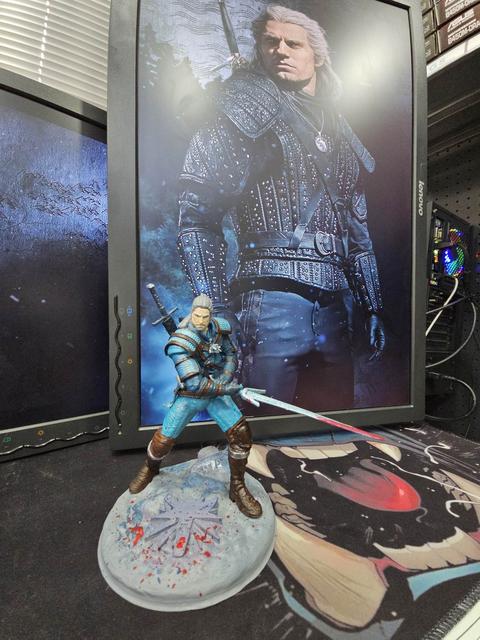 Rivialı Geralt 3D Figür