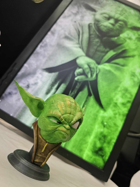 YODA Büst 3D Figür