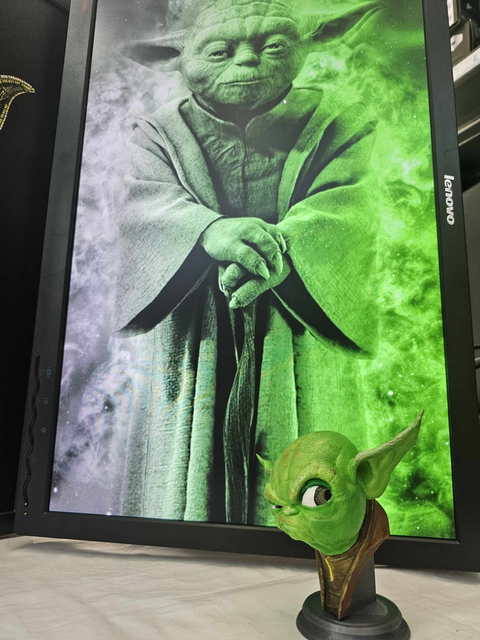 YODA Büst 3D Figür