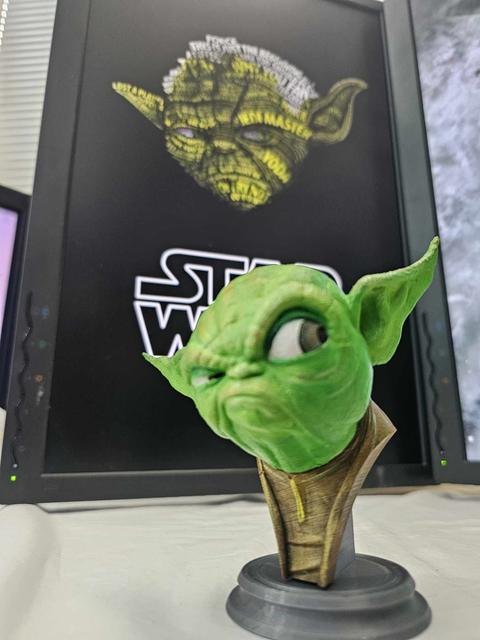 YODA Büst 3D Figür