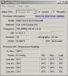 Intel Core i5 4670 + Deep Cool Gammaxx S40 Fan - Satıştan Çekildi