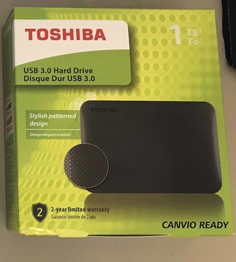 SIFIR   Toshiba 1 TB  Taşınabilir Disk