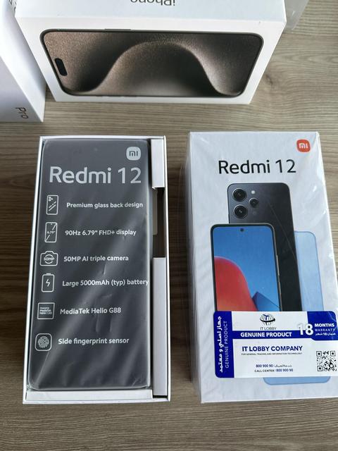 Satılık sıfır Redmi Note 12 8/256 ve Redmi Note 12 Pro 8/256