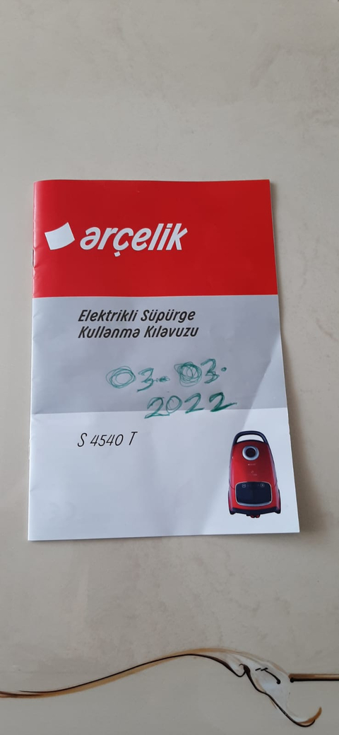 Arçelik 4540t sıfır ayarında birkaç kez kullanıldı