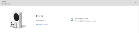 Satılık Xbox Series S- 17.12.2024 e kadar Türkiye garantili