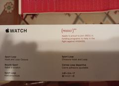 [SATILDI] -SATILIK- Apple Watch 45mm Product Red Sport Loop~~Game Royal/Midnight Navy Nike Sport Loop  200 TL