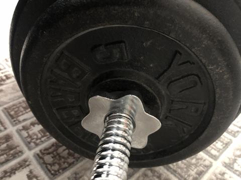 Satılık Delta Krom Barbell + 30 Kg Döküm Ağırlık (2x10KG, 2x5KG)