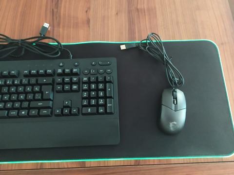 Logitech G213 Klavye + MSI Clutch GM11 Mouse + RGB Mousepad