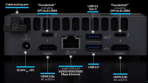 Nuc Pro  Intel® Core™ i7-1165G7 Processor (12M Cache, up to 4,70 GHz) 8gb DDR4 / 256gb NVMe