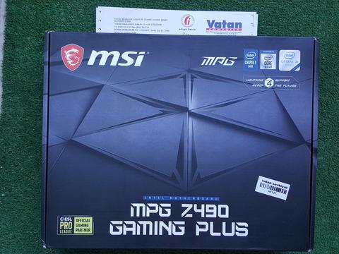 MSI Z490 Gaming Plus ///  MSI B550-A PRO  -SIFIR, TR-