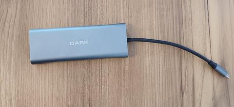[SATILDI] [SATILIK] Dark USB 3.1 Type-C 9in1 Ethernet/HDMI/TF SD Kart Okuyucu/USB 3.0/Kulaklık Çoklayıcı