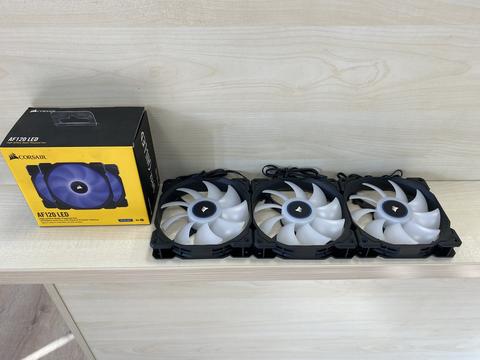 Corsair AF120 Blue led 3xfan kutulu