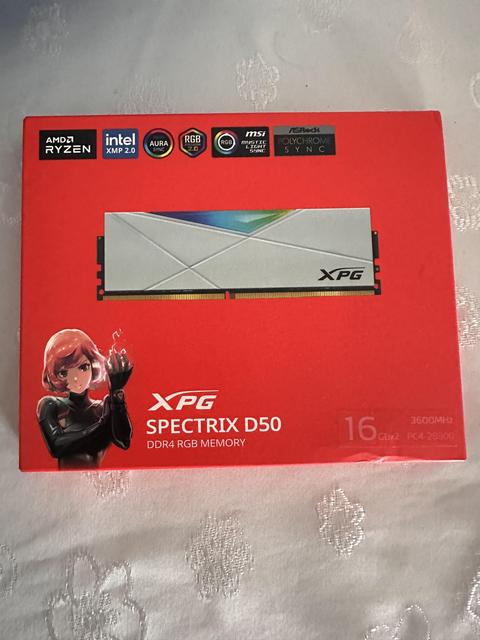 [SATILDI] XPG D50 2X16GB 3600mhz beyaz ram