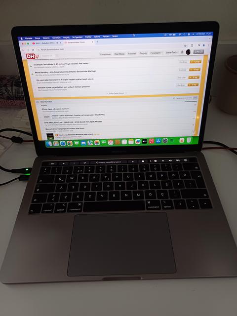 Macbook Pro 2019 A2159 Touchbar 16000₺