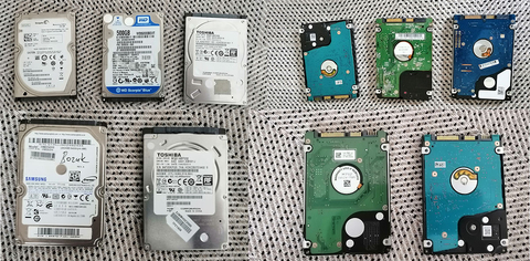 21 Adet sorunlu 3.5 inç hdd (100 lira)- 5 adet Sorunlu HDD Diskler 2.5 inç (100 lira)