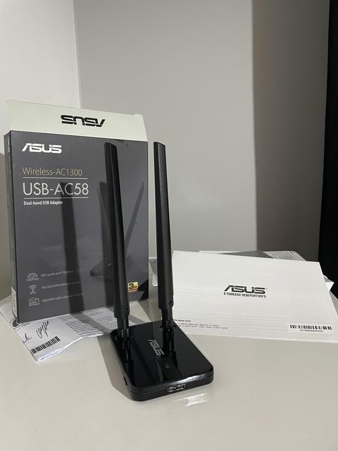 Asus USB-AC58 1300 Mbps Dual Band Çift Antenli Kablosuz Ağ Adaptörü