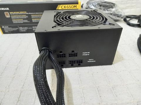 SATILDI Corsair CX650M 650W Yarı Modüler PSU