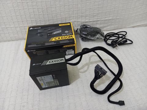 SATILDI Corsair CX650M 650W Yarı Modüler PSU