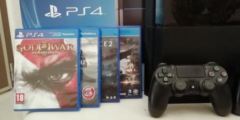 SATILDI - FAT KASA TEMİZ PLAYSTATION 4 2 KOL ARTI 4 KUTULU OYUN (2300 tl)