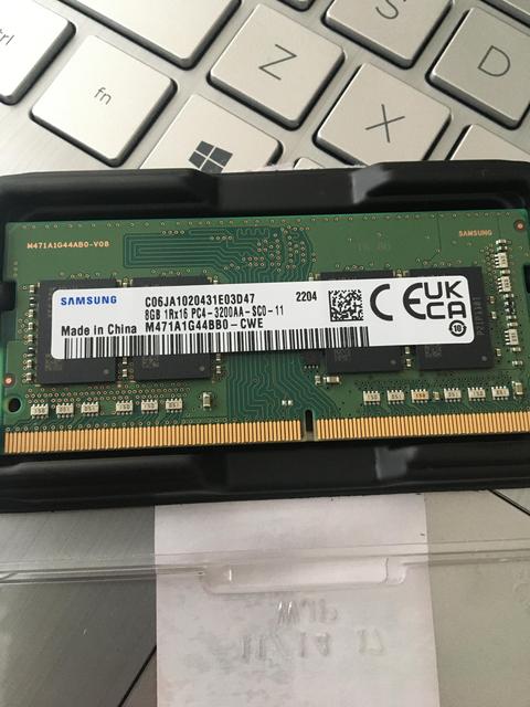 3200 MHz 8 gb ddr4 Samsung notebook ram M471A1G44BB0