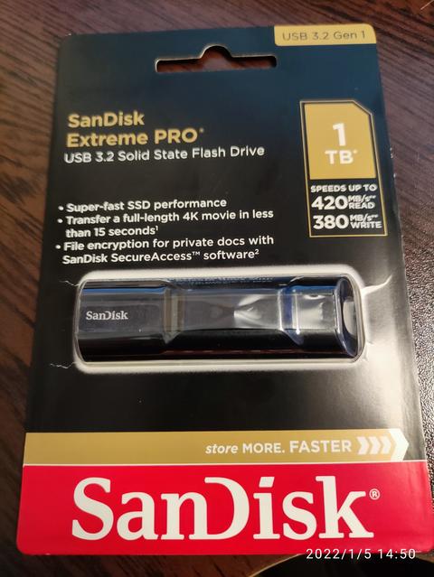 Sandisk Extreme PRO USB 3.2 - 1TB