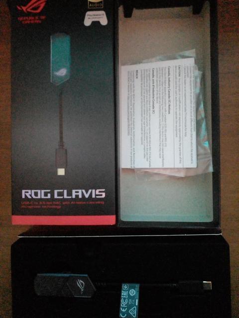 [SATILIK] Asus Rog Clavis USB-C/USB Gaming Ses Kartı DAC+AMP - 500 TL !!! (Fiyat İndi)