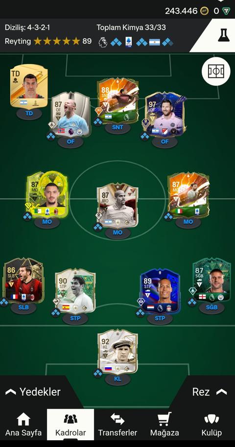 [SATILDI] Satılık EAFC 24 P2 hakkı ve TOTY Messi dahil 10M Kadro + 400K Coins - 1500 TL