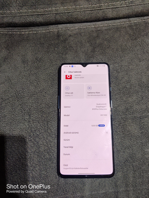 [SATILDI] Satılık temiz oneplus 7t(8-256)