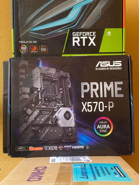 SATİLDİ..ASUS X570-P PRIME AM4 + RYZEN 5 3600 İŞLEMCI