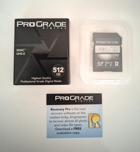 ProGrade Digital 512 GB SDXC UHS-II V90 300R SD 300MB/s Hafıza Kartı