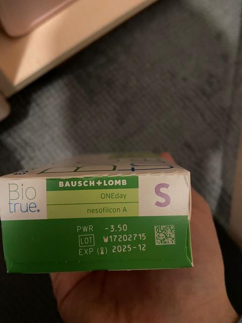 Bausch+Lomb Bio True günlük lens -3.5 miyop (SKT 12/2025