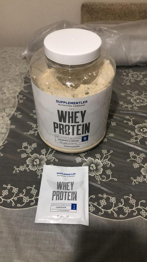 (SATILDI)SUPPLEMENTLER 2kg Kurabiyeli Whey Protein Ve Mysupplement mass gainer 4kg