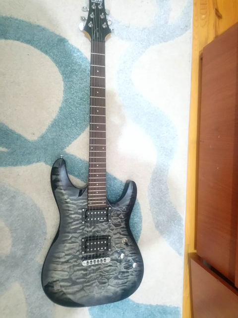 Schecter c6 plus + Kılıf + Behringer umc22 ses kartı...