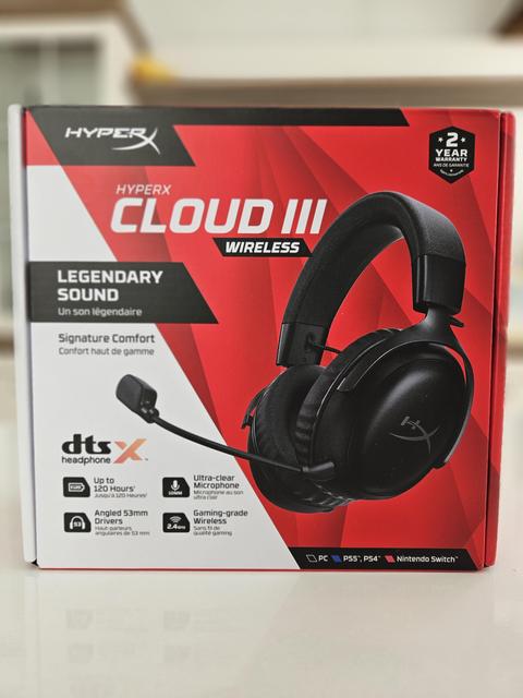 HyperX Cloud 3 Wireless Gaming Kulaklık Siyah (Sıfır)