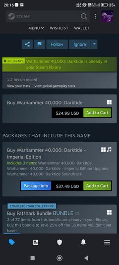 Warhammer 40,000: Darktide - Imperial Edition Steam Hesabı Satılık