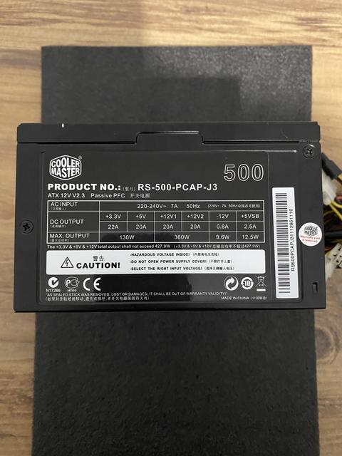 SATILDI Cooler Master Güç kaynağı PSU 500W (RS-500)